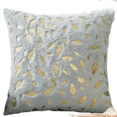 China Mall Online Shop Fur Fluffy Grey Scatter Cushion Cover 45by45cm Fur Turquoise Blue Scatter Cushion Cover - Image 6