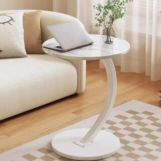 C Shaped Sofa Side Table or Mini Study Desk