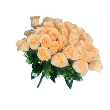 China Mall Online Shop 245 Artificial Orange Roses Bouquetfor Home Decor Artificial Orange Roses Bouquet Flowers
