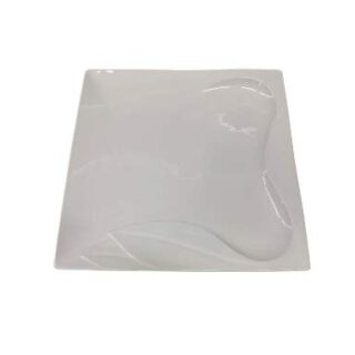 CHINA MALL ONLINE STORE - 115 40cm Square Modern Dinner Plate White Porcelain Server Dish Platter