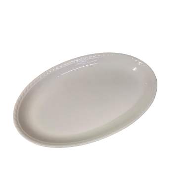 CHINA MALL ONLINE STORE 115 41cm White Porcelain Server Plate CHINA MALL ONLINE STORE - 115 41cm White Porcelain Server Plate
