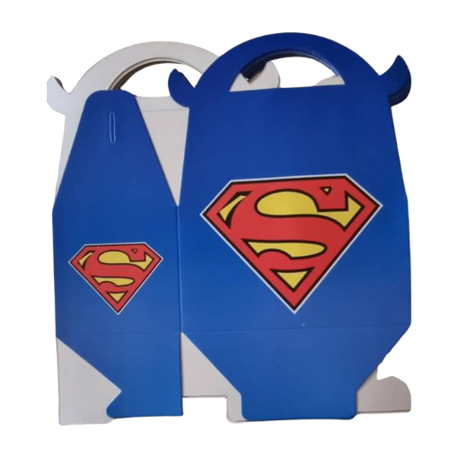 35 10 Pieces Superman party boxes Pack 10 Pieces Superman party boxes Pack
