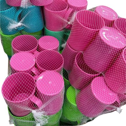 China Mall Online Shop Johannesburg Plastic Plates Set 2 6by250ml Plastic Mugs for Events – Tumblers - Image 2
