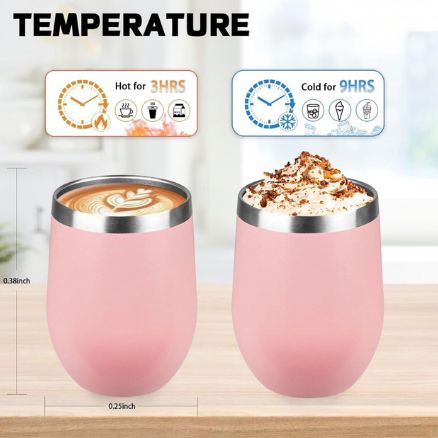 Takme Home Stainless Steel s Travel Tumbler 350ml China Mall Johannesburg South Africa 065 350ml Takme Home Pink Stainless Steel Travel Tumbler - Image 2