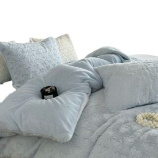 5-Piece Love Velvet Warm Duvet Covers Bedding Set