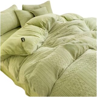 5-Piece Luxury Milk Velvet Bedding Set – Warm Duvet Cover Set