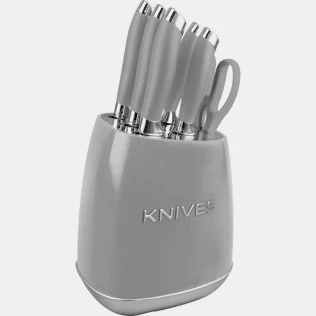 Grey ROYAL HOMEWARE 6 Piece Knife Set Milano Collection