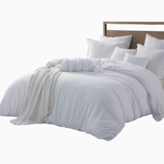 Hotel Quality 6 Piece White Duvet Cover Sets