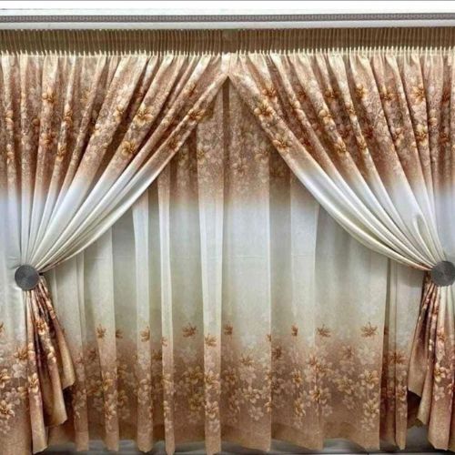 Kitchen Lounge Bedroom Curtains China Mall 6 Theme Taped Curtains with Matching Laces 4x2.4m - Image 4