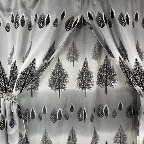 Kitchen Lounge Bedroom Curtains China Mall 8 Theme Taped Curtains with Matching Laces 4x2.4m - Image 6