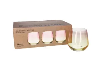 6pcs 9.5cm Danny Home Crystal Whisky Glassess