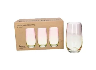 6pcs 13cm Danny Home Crystal Tall Unbreakable Glassess