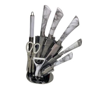 9Pieces Marble High Quality Luxurious Knives/Knifes Set