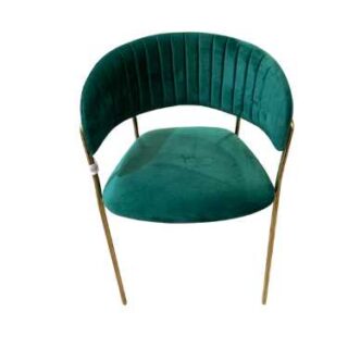 Emerald Green Modern Velvet Dinning Chair