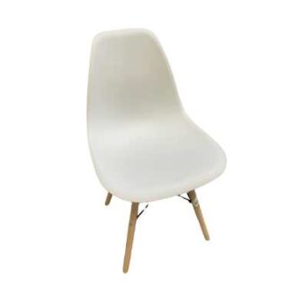 White Hard Plastic Chair