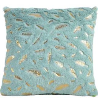 45by45cm Fur Turquoise Blue Scatter Cushion Cover