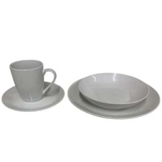 CHINA MALL ONLINE STORE - 20pieces Shiny White Plate Set