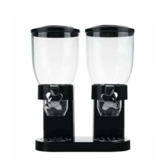 3.5L Black Totally Home Double Cereal Dispenser