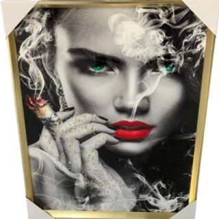 60by80cm Smoked White Lady Wall Art - Wall Decor from china mall online Shop South Africa Johannesburg AND Lesotho