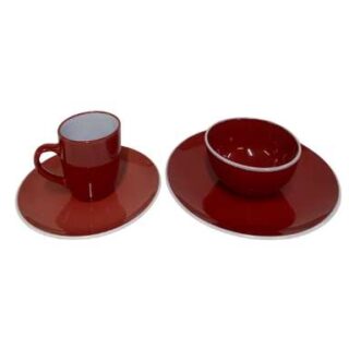 CHINA MALL ONLINE STORE - 550 16pieces Red Plate Set
