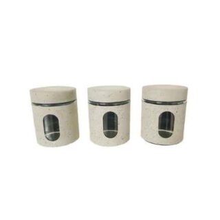 China Mall Online Shop - 3Pieces 250g Storage Canister - Continental Home