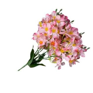 Artificial Pink Flowers Bunch