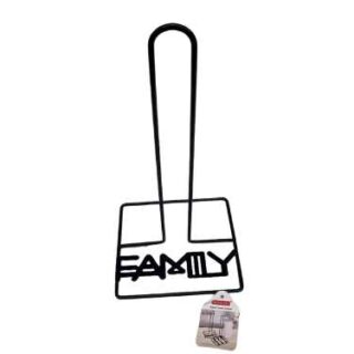 Black Paper Dispenser Kitchen Towel Holder
