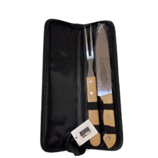 CHINA MALL johannesburg Online Shop -2 Piece Braai Utensils Knife and Fork with Wooden Handle
