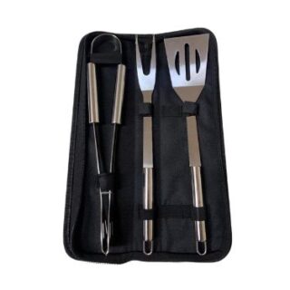  4Piece Stainless Steel Braai Barbeque Utensils Tool Set