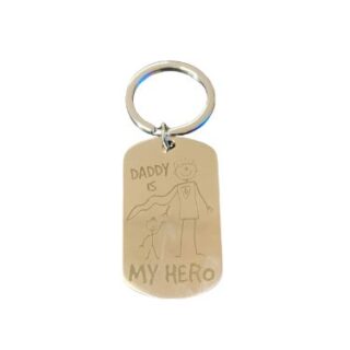 Daddy is my Hero Key Holder