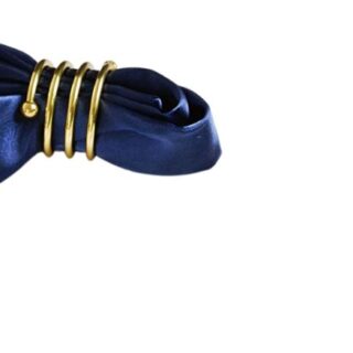 40cm Navy Blue Square Dinner Napkins