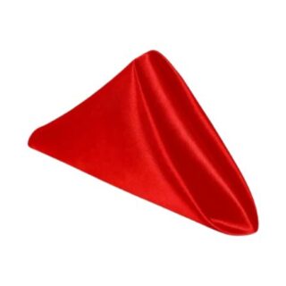 40cm Red Square Dinner Napkins