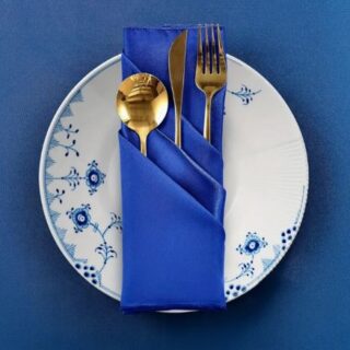 China Mall Johannesburg 40cm Sapphire Blue Square Dinner Napkins Serviette Napkin 40cm `Square 5 35