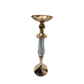 China Mall Johannesburg Gold Candle Holder Flower VASE 45cm Centrepice Wedding Decoration Table Decoration Centerpiece 3 pieces 280 450