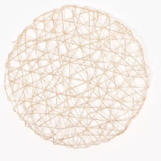 China Mall Johannesburg Gold Woven Placemat WEDDING DECORATION 20 34