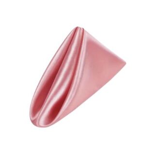 40cm Rosegold Pink Square Dinner Napkins