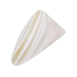 40cm White Square Dinner Napkins