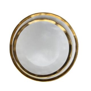 China Mall Johannesburg White and Gold Trim Dinnerware 95 145 (1)