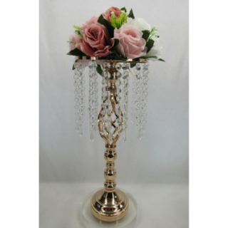 China Mall Johannesburg - height50cm Gold and Glass Candle holder Centerpiece - 230 430 (4)
