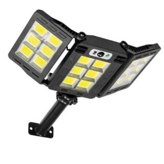 China Mall APP Johannesburg South Africa Online 595 60W 3 Heads Smart Sensor Outdoor Solar Flood Light EL-7860-A