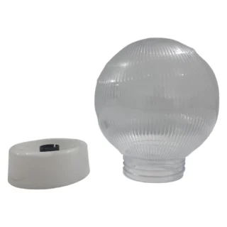 China Mall Johannesburg South Africa 45 Opal Ball Cover with Gallery Light Fixture PVC Clear1