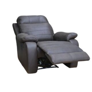 Matt Palomino Suede Upholstery Recliner