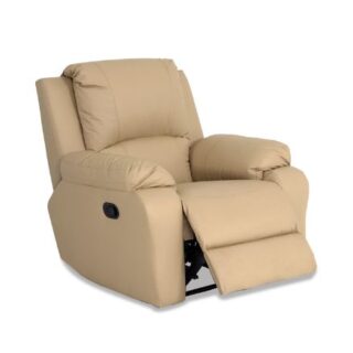 Cream White Motorist Single Recliners