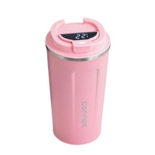 510ml Pink Smart Touch Temperature Display Double Walled Travel Flask