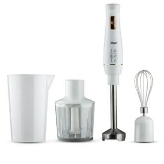 White 4-in-1 Handheld Blender Set Juicer & Crusher – 800W