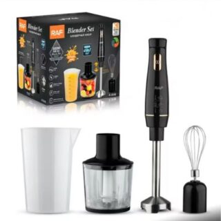 Black 4-in-1 Handheld Blender Set Juicer & Crusher – 800W