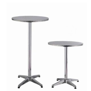 Adjustable Aluminium Round Cocktail Table
