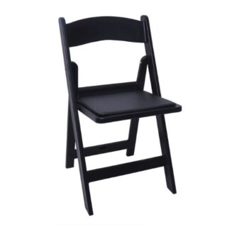 Black Folding Wimbledon Chairs