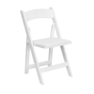 White Folding Wimbledon Chairs