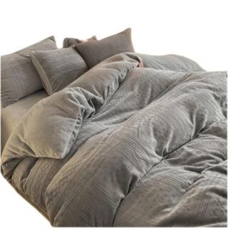 5-Piece Luxury Milk Velvet Bedding Set – Warm Duvet Covers Set
